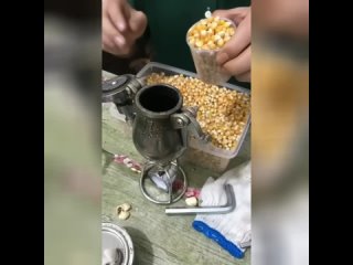 back in time: a historical method for making popcorn